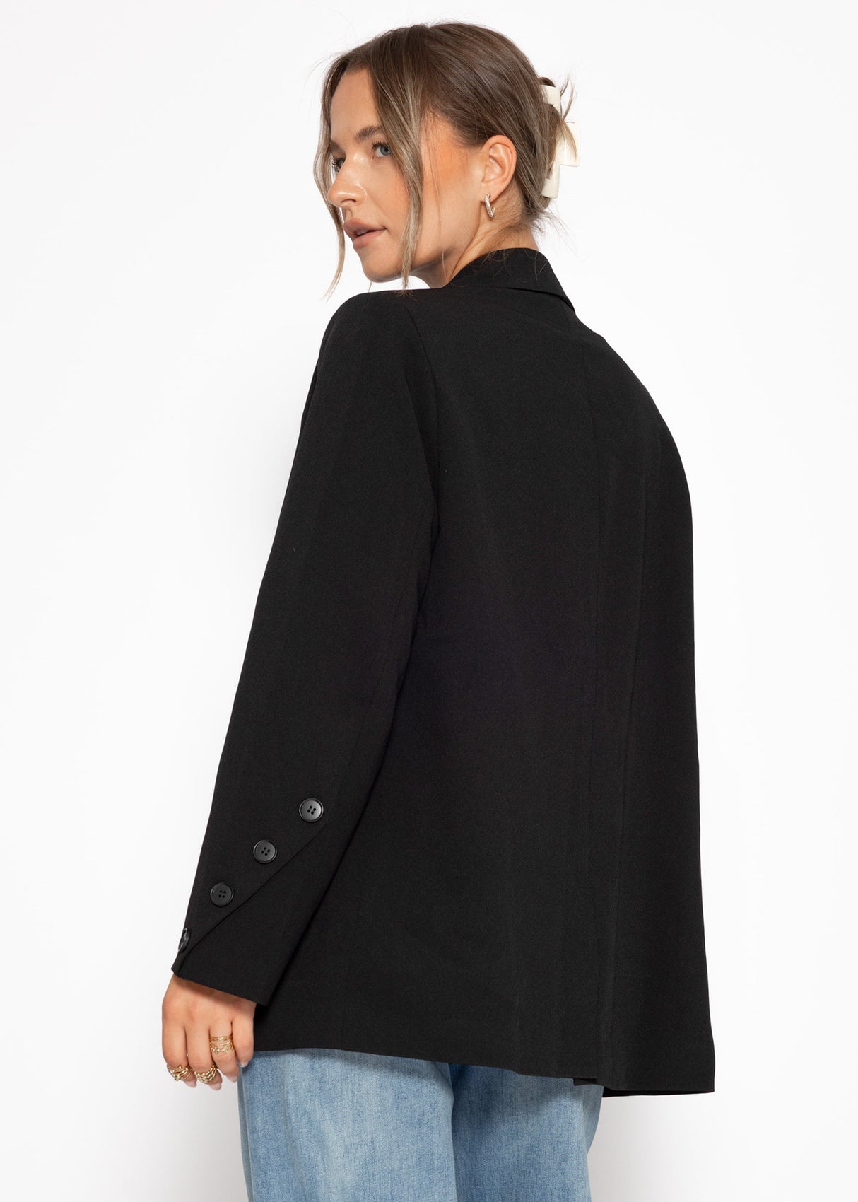 Oversize blazer - black
