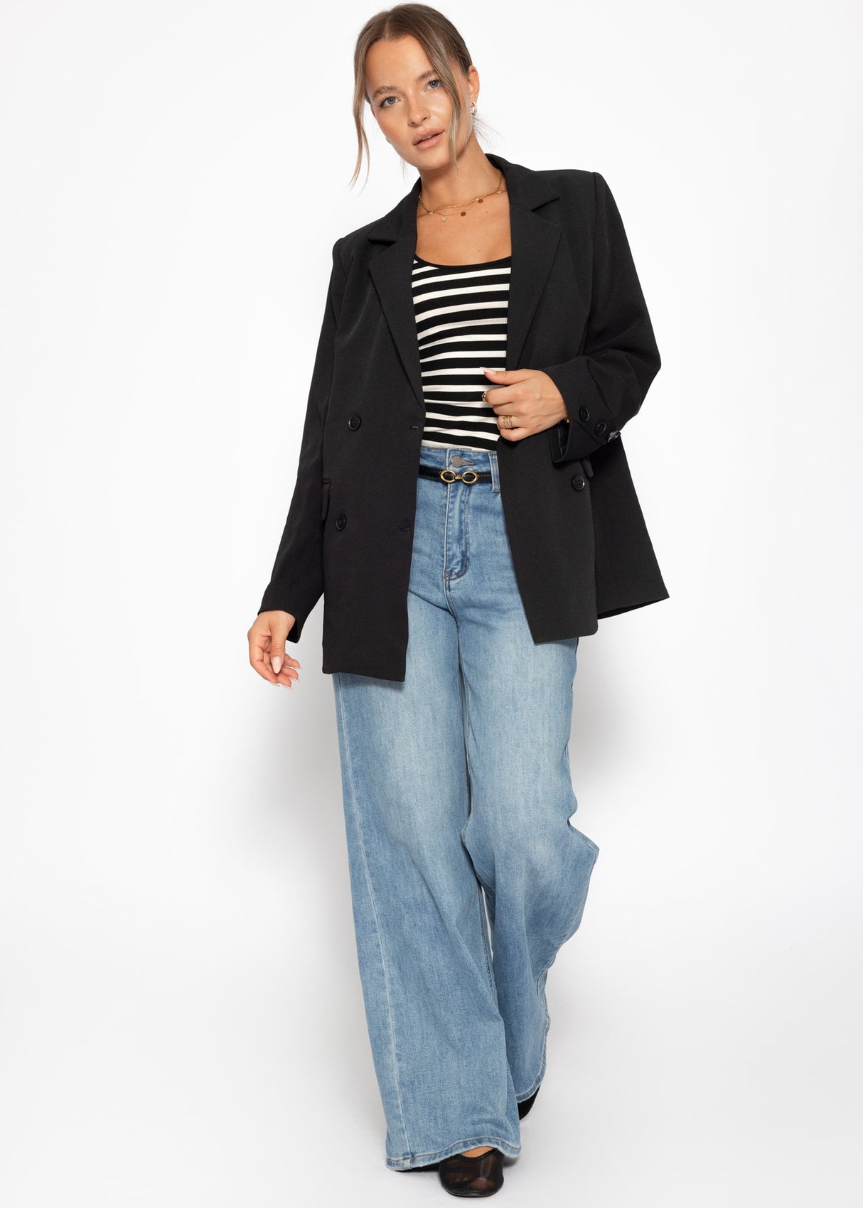 Oversize blazer - black
