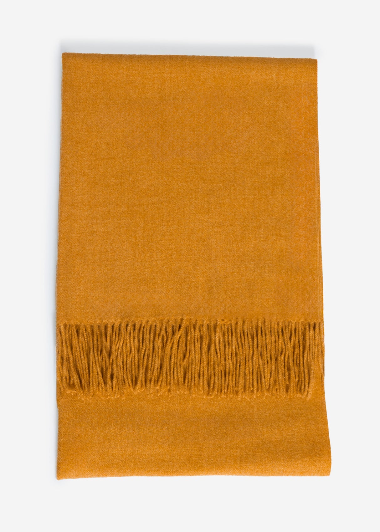 Softer Schal mit Kaschmir - senfgelb