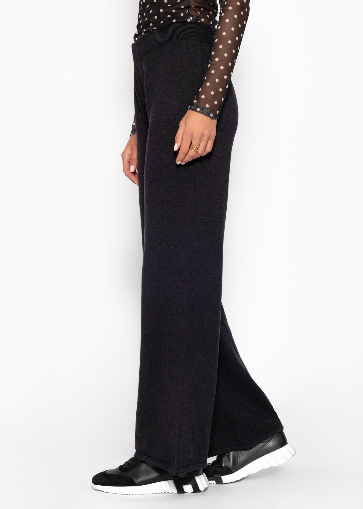 Strickhose - schwarz