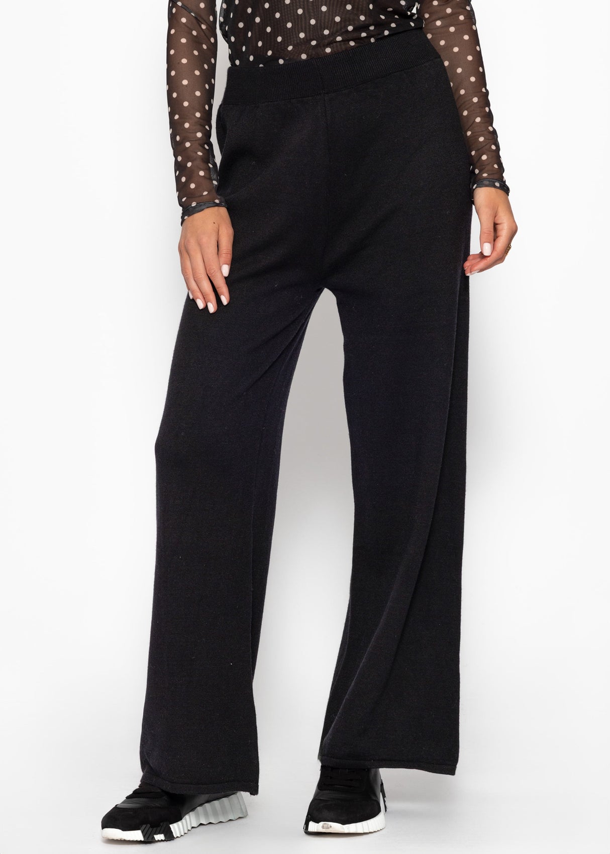 Strickhose - schwarz