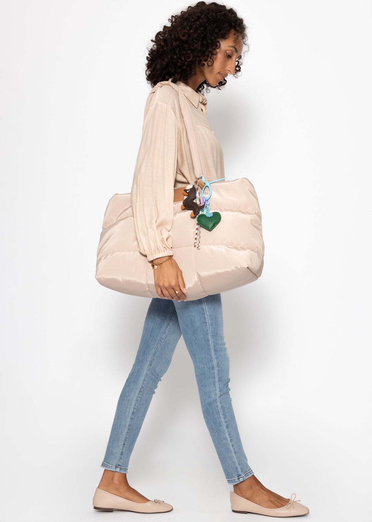 Taschenanhänger Set mit Dackel - braun