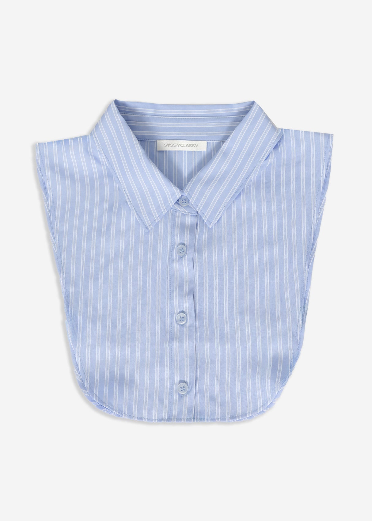 Bluseneinsatz, gestreift - blau