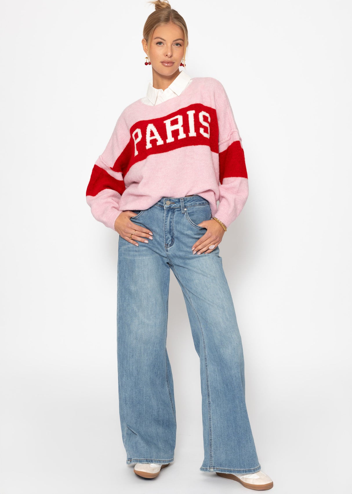 Bluseneinsatz - weiß