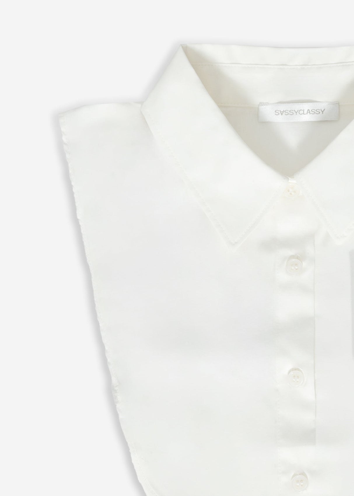 Bluseneinsatz - weiß