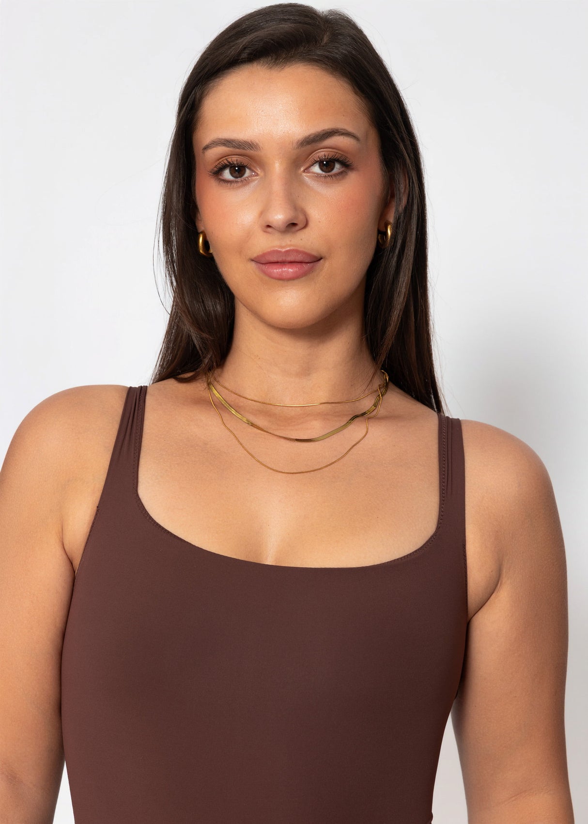 Bodysuit Soft Shapewear mit String - dunkelbraun