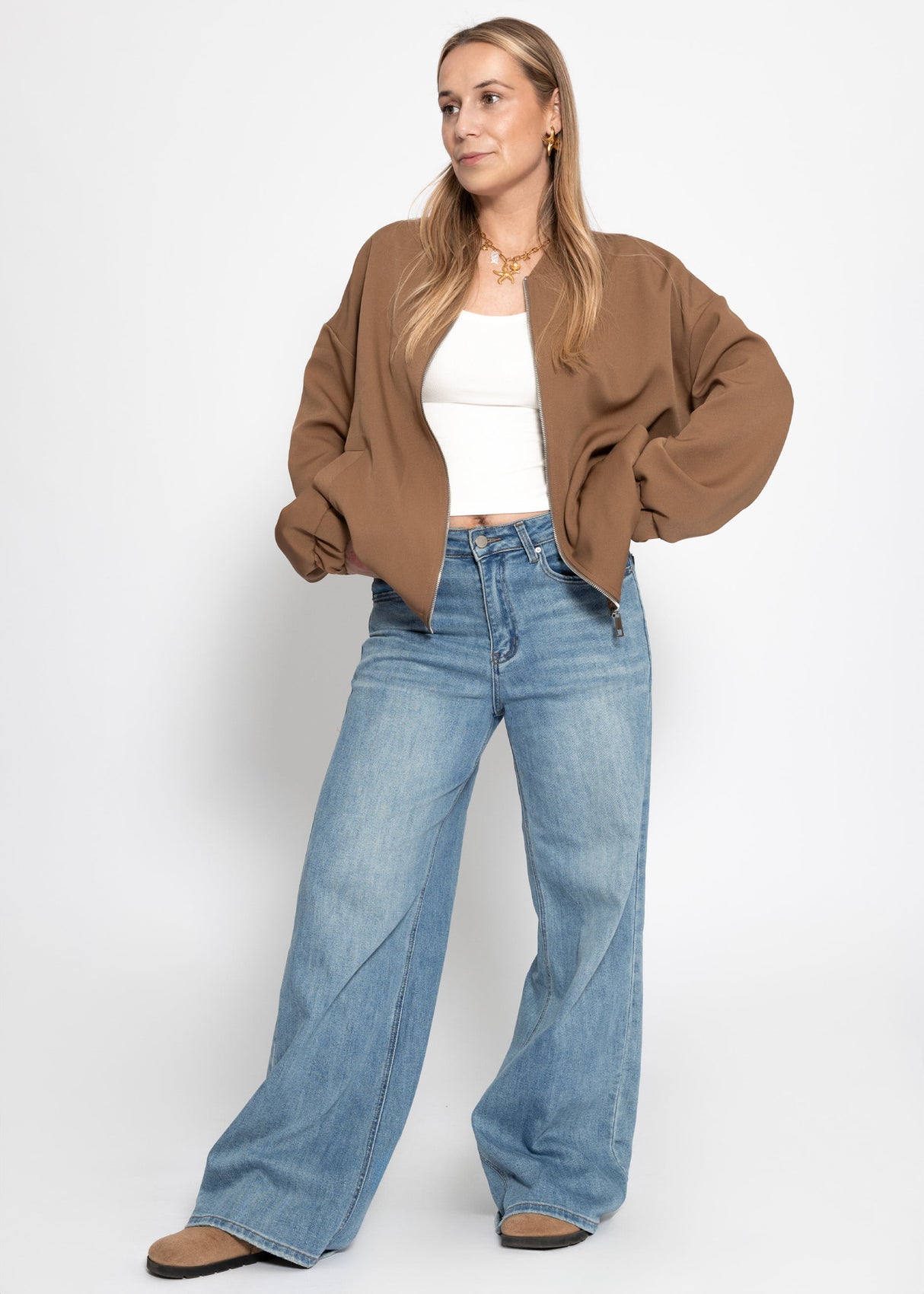 Bomber jacket - brown