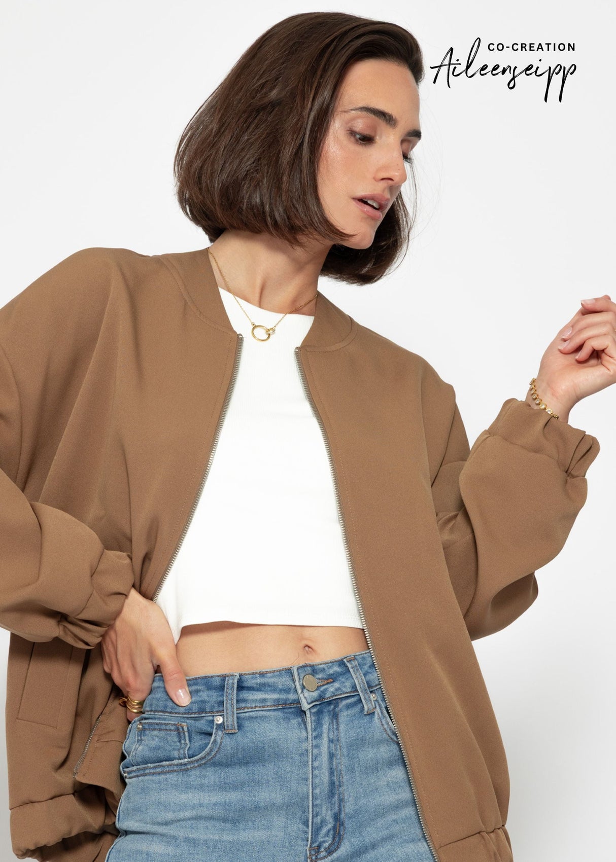 Bomber jacket - brown