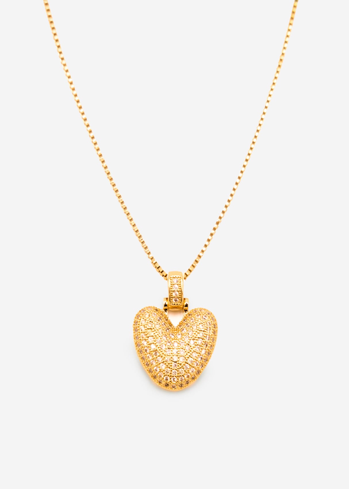 Letter necklace - V - gold