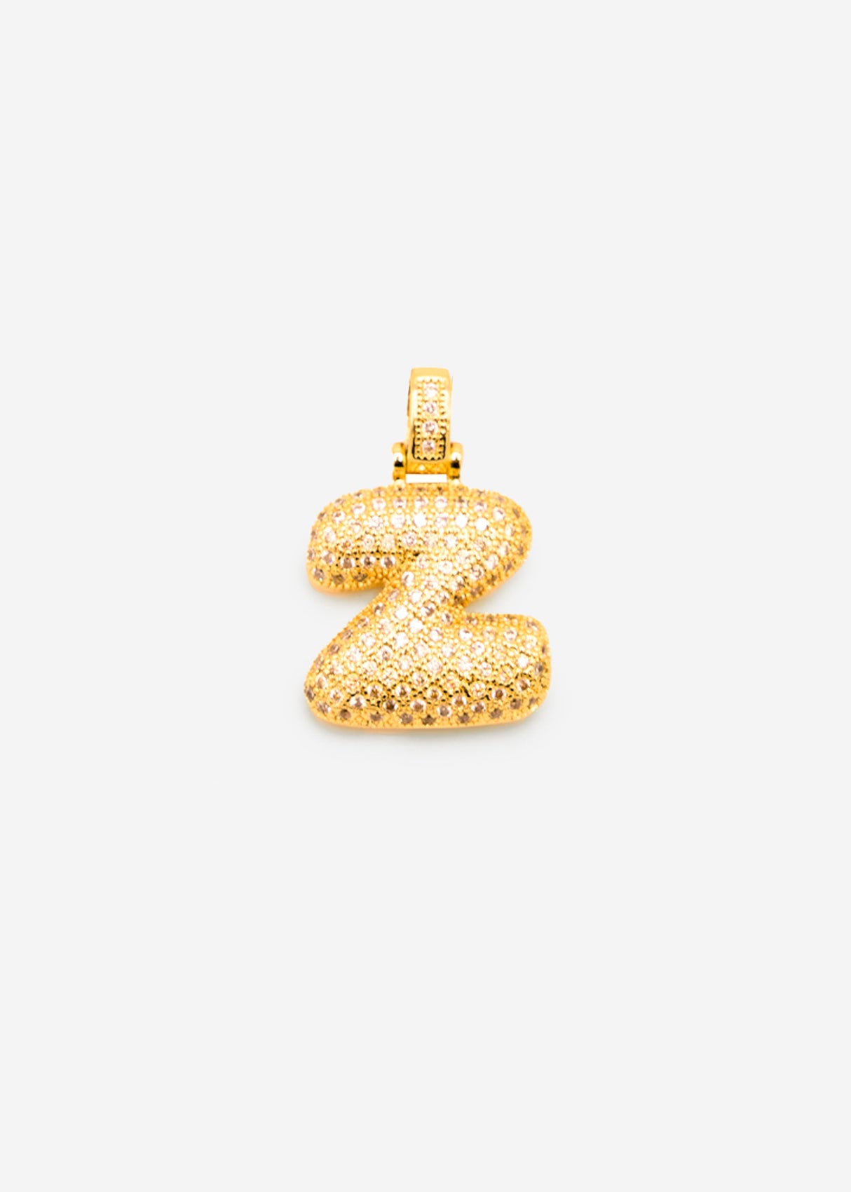 Letter necklace - Z - gold