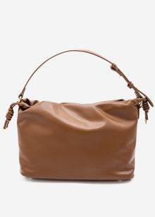 Bucket Bag aus Kunstleder - braun