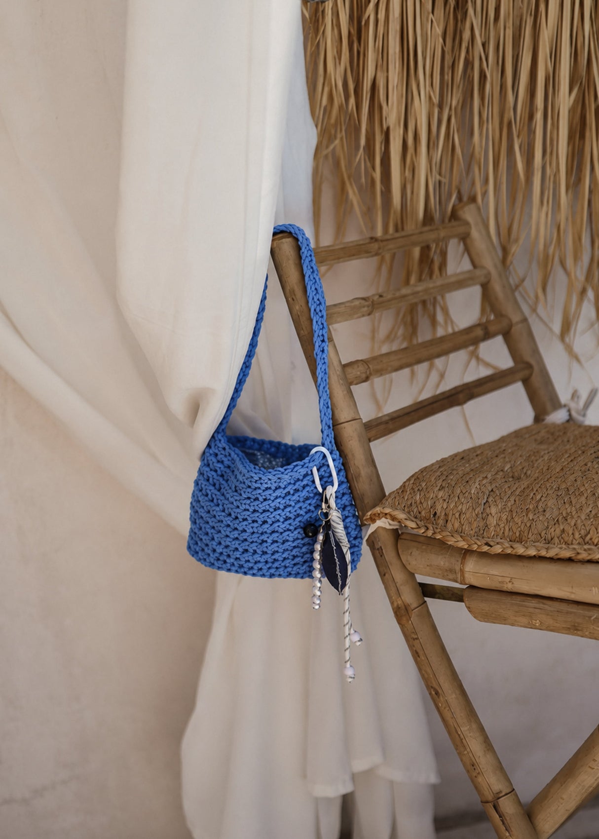 Crochet Bag - blau