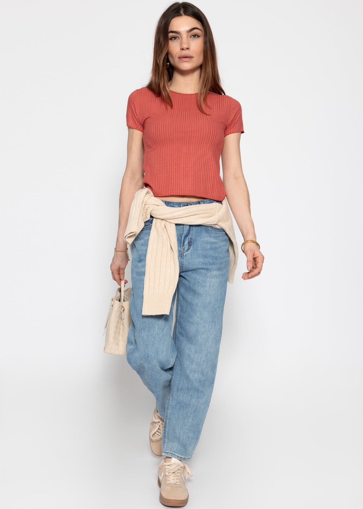 Crop shirt - lobster