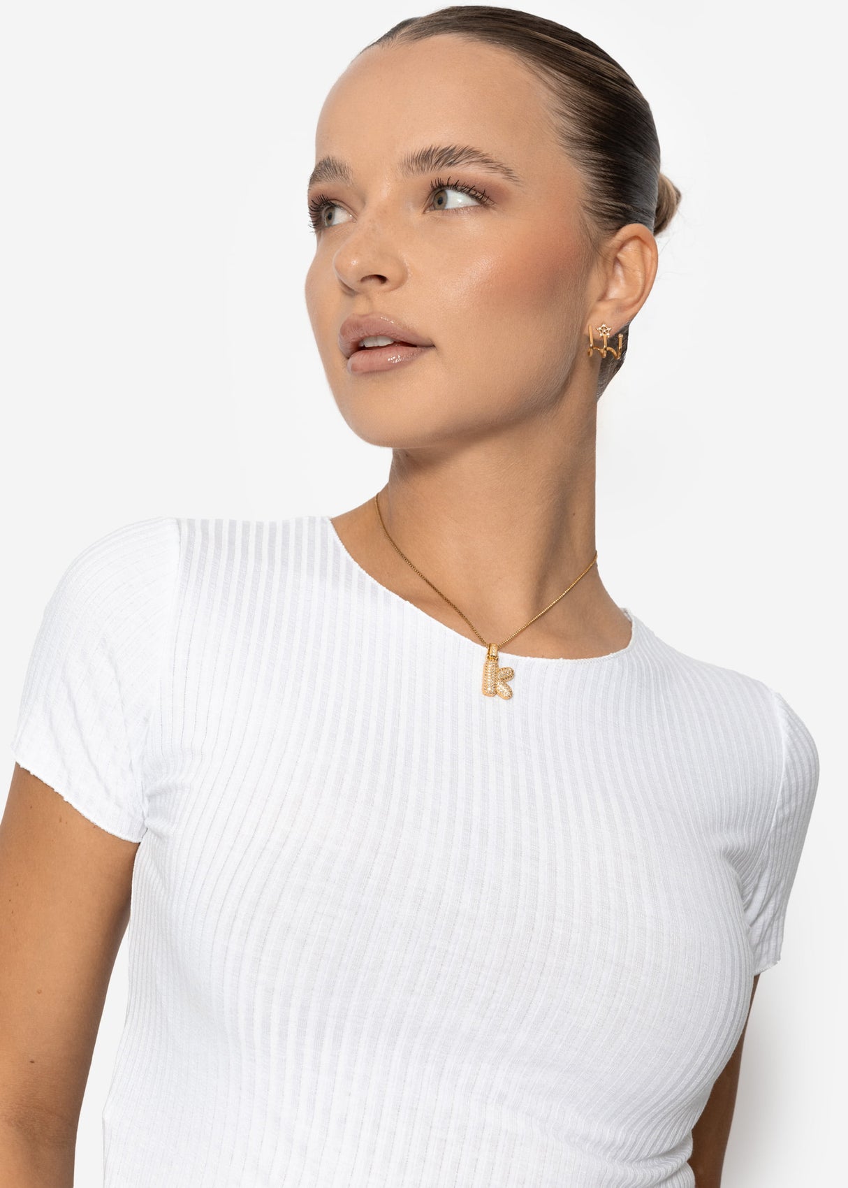 Crop-Shirt - weiß