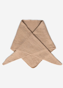 Triangular scarf - beige