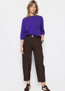 Elegante Karottenhose - braun