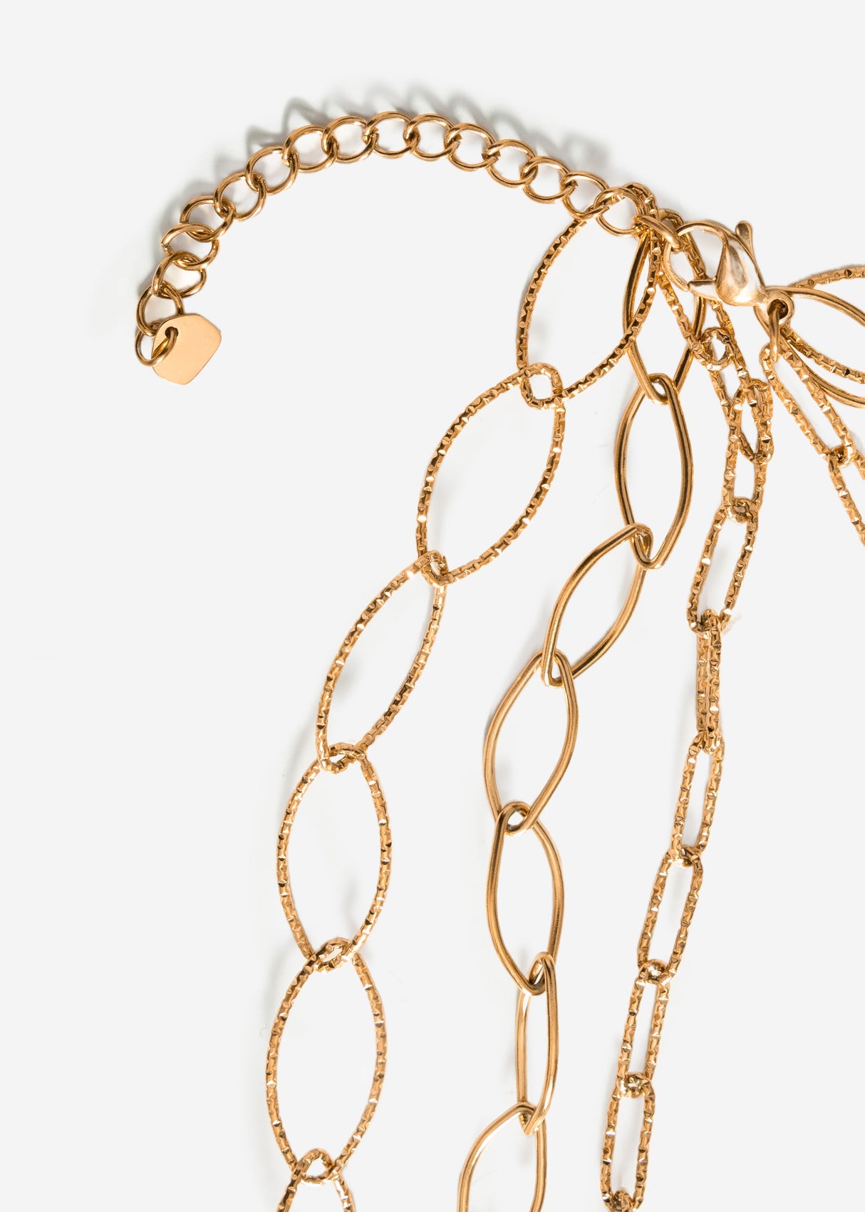 Delicate necklace set - gold