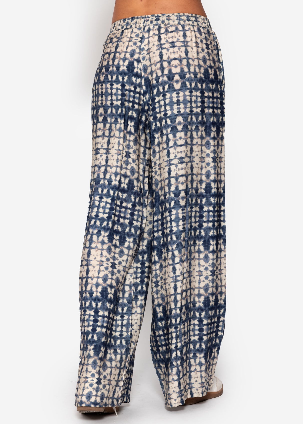 Sugging pants with print - blue