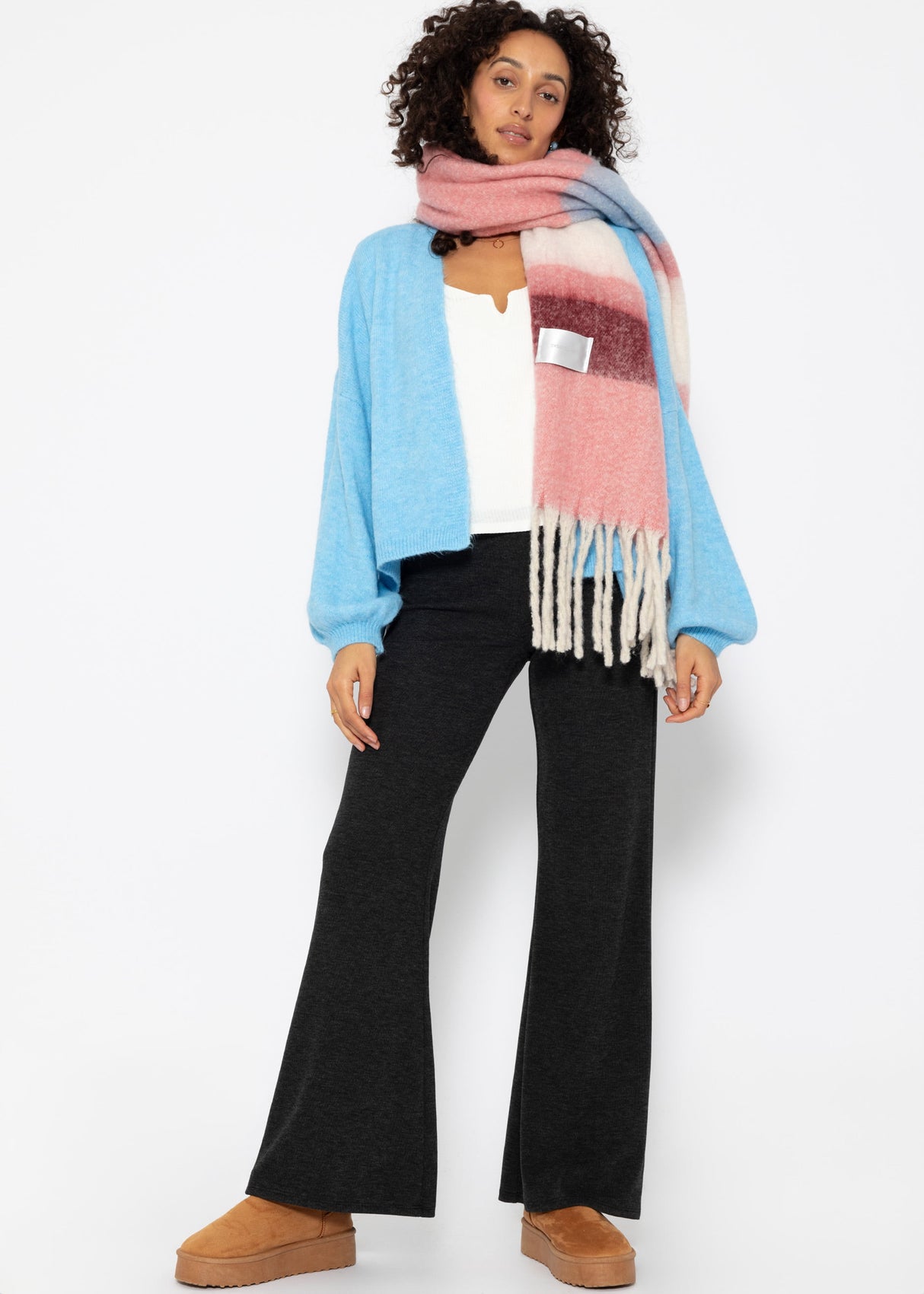 Ribbed T-shirt - off-white