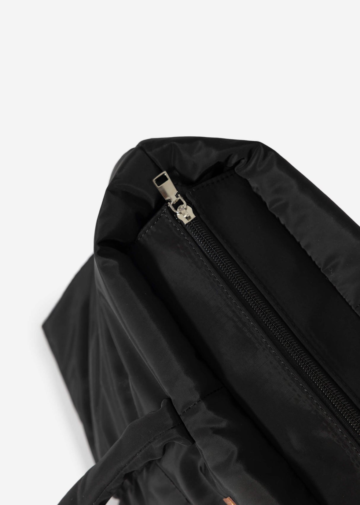 Gesteppter XL Shopper - schwarz