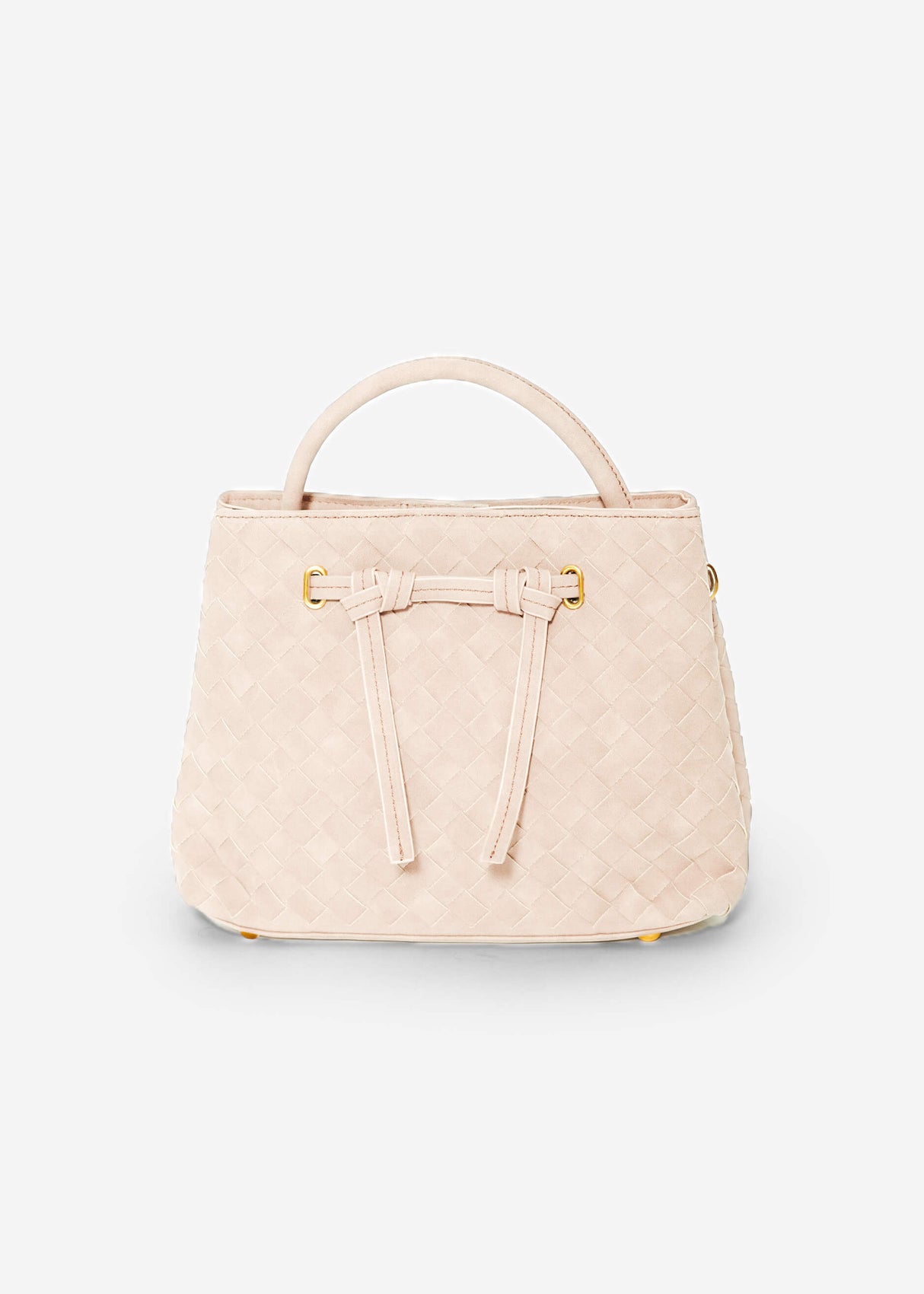 Gewebte Handtasche - greige