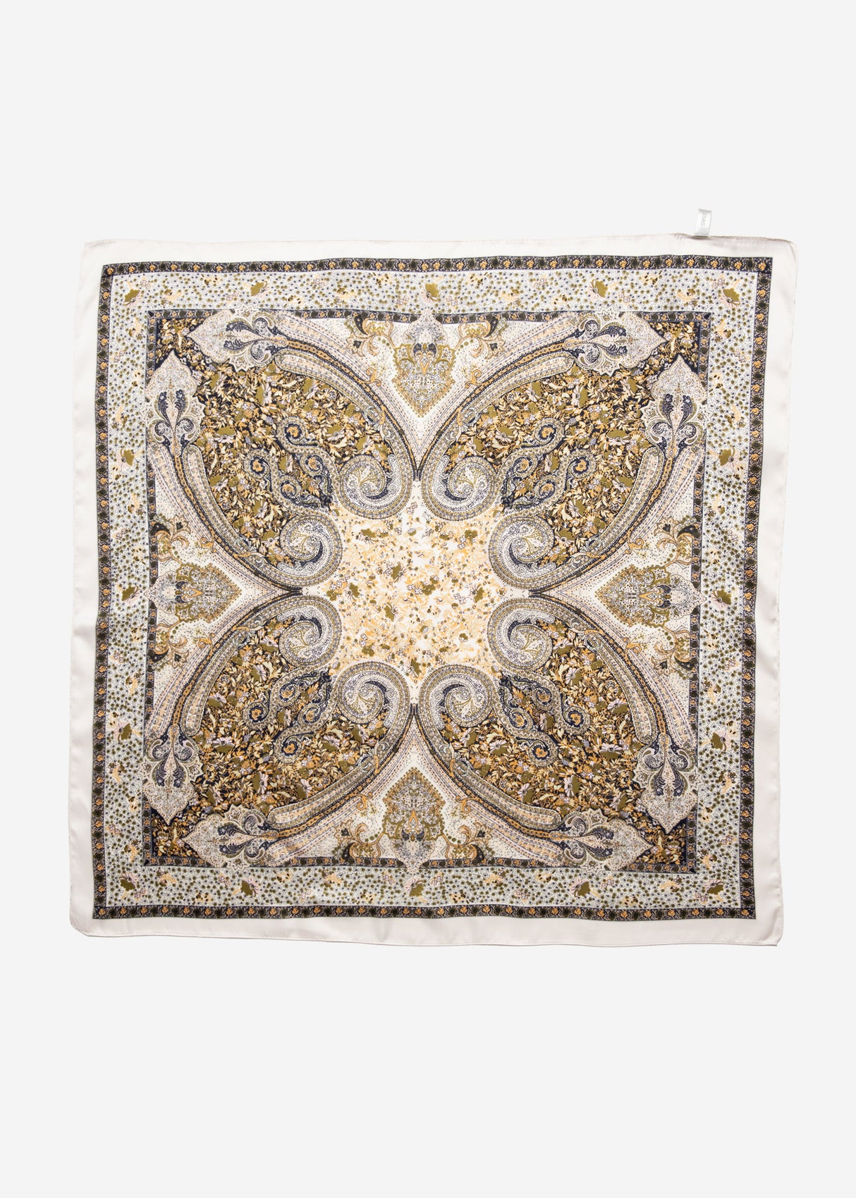 Paisley print scarf - beige