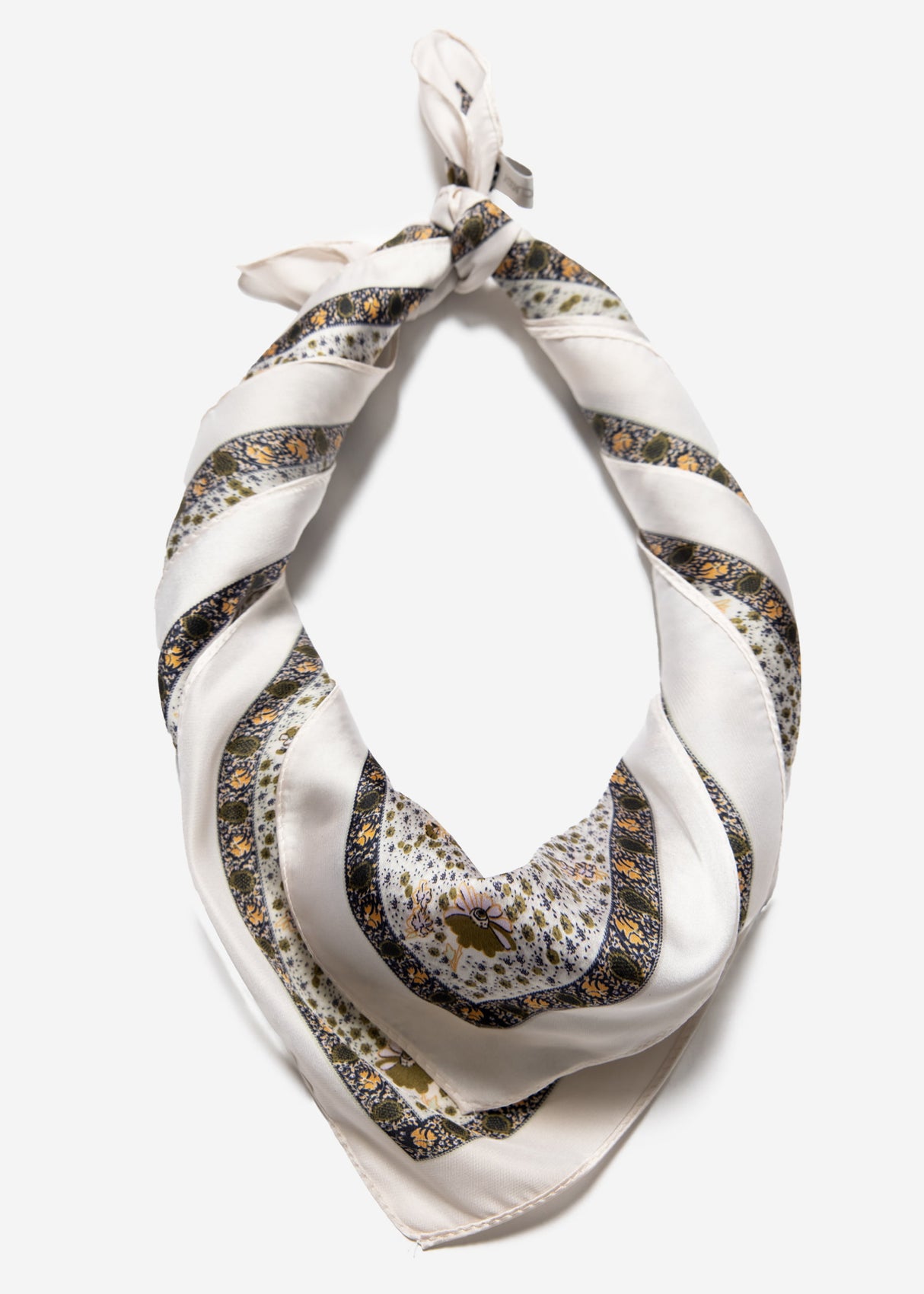 Paisley print scarf - beige