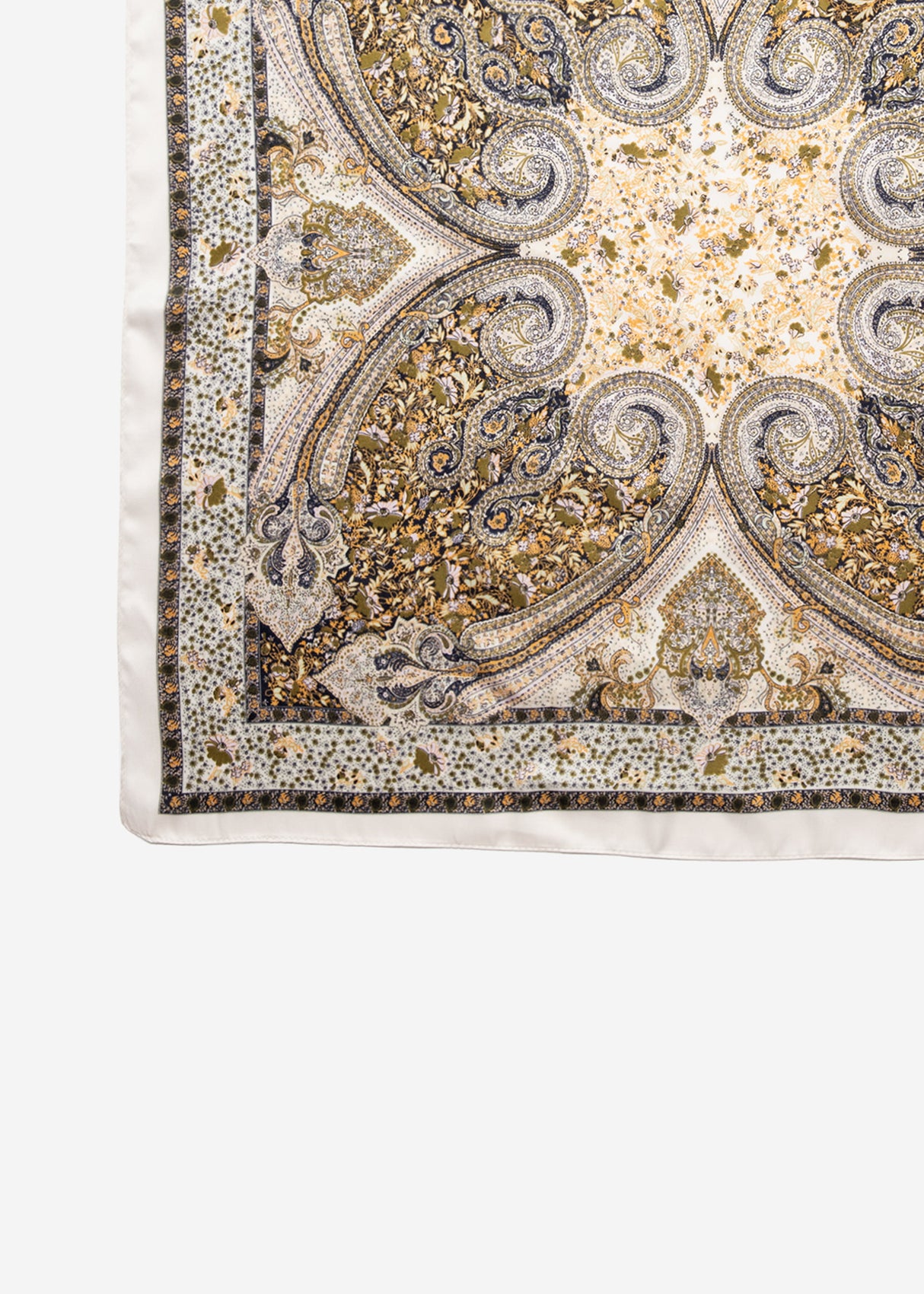 Paisley print scarf - beige