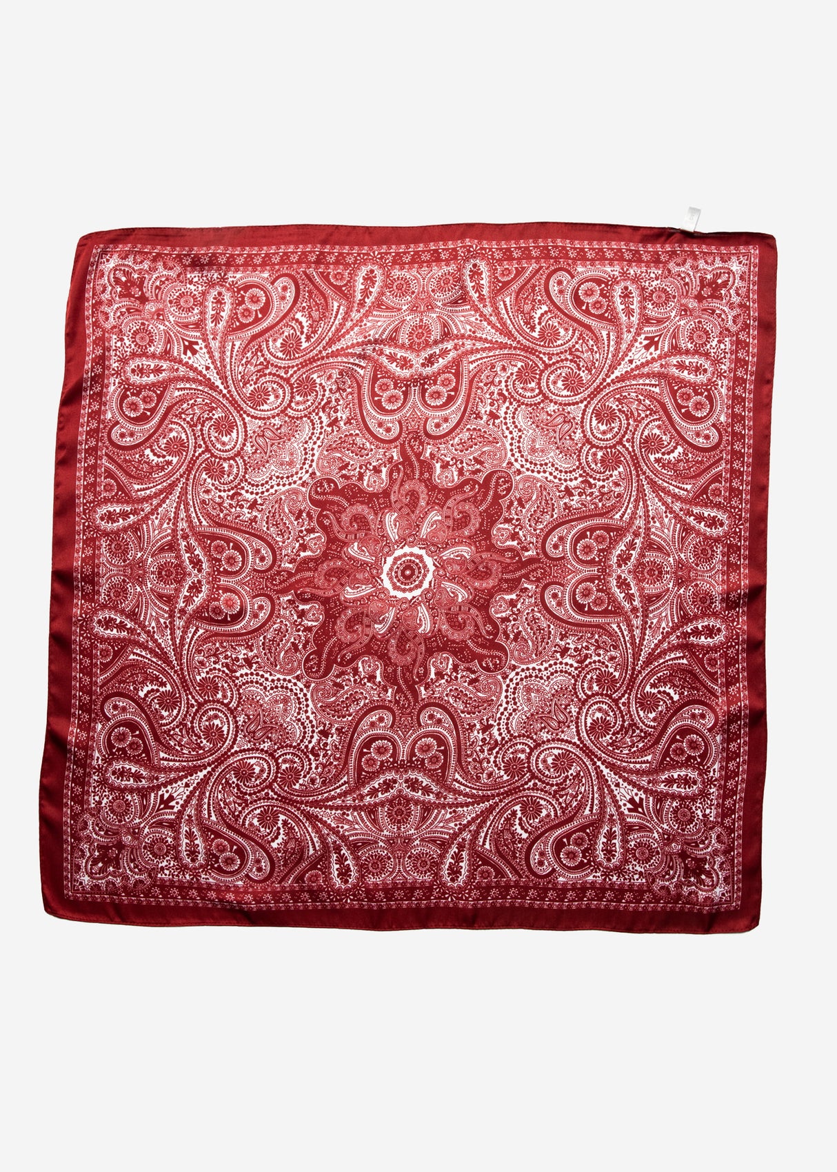 Halstuch mit Paisley-Print - burgundy