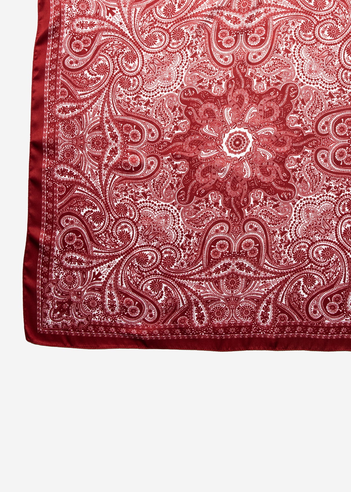 Halstuch mit Paisley-Print - burgundy