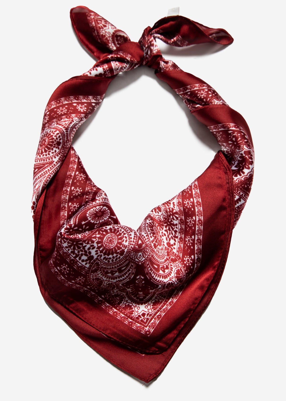 Halstuch mit Paisley-Print - burgundy