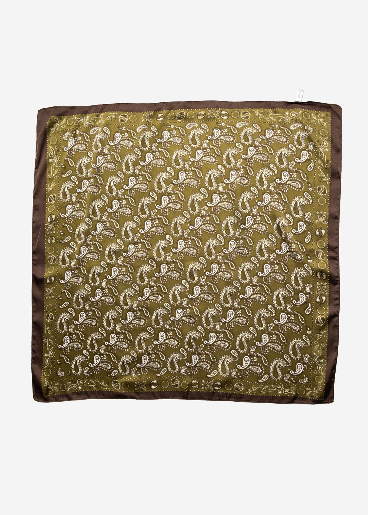 Halstuch mit Paisley-Print - khaki
