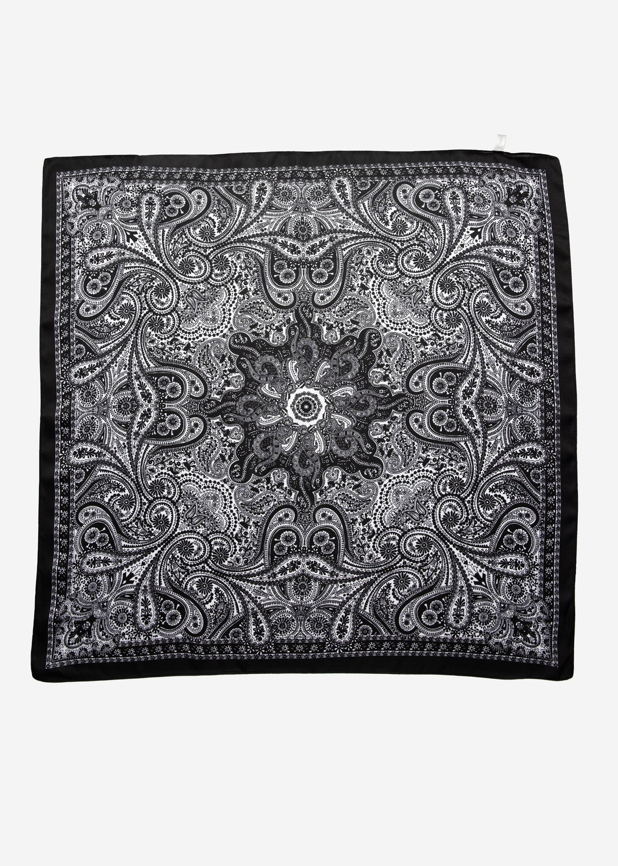Halstuch mit Paisley-Print - schwarz