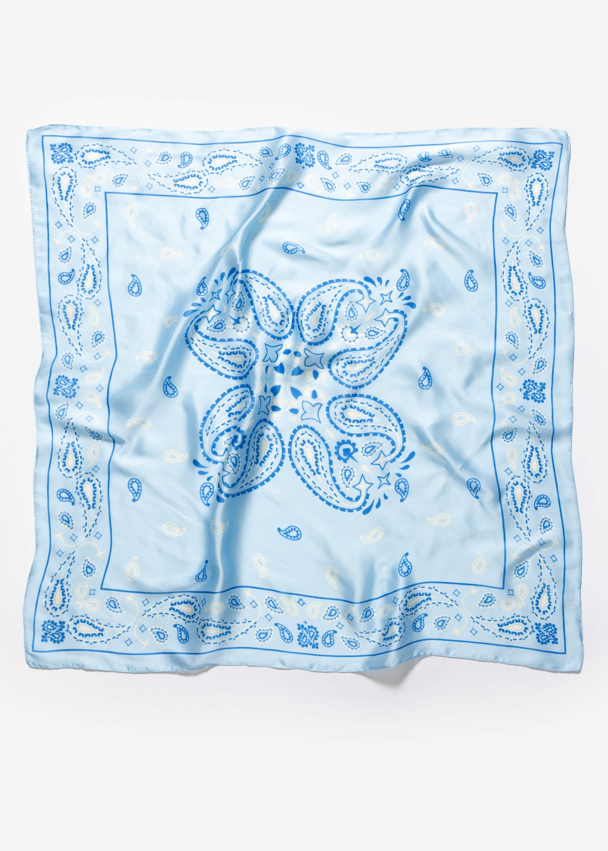 Halstuch mit Paisleymuster - blau