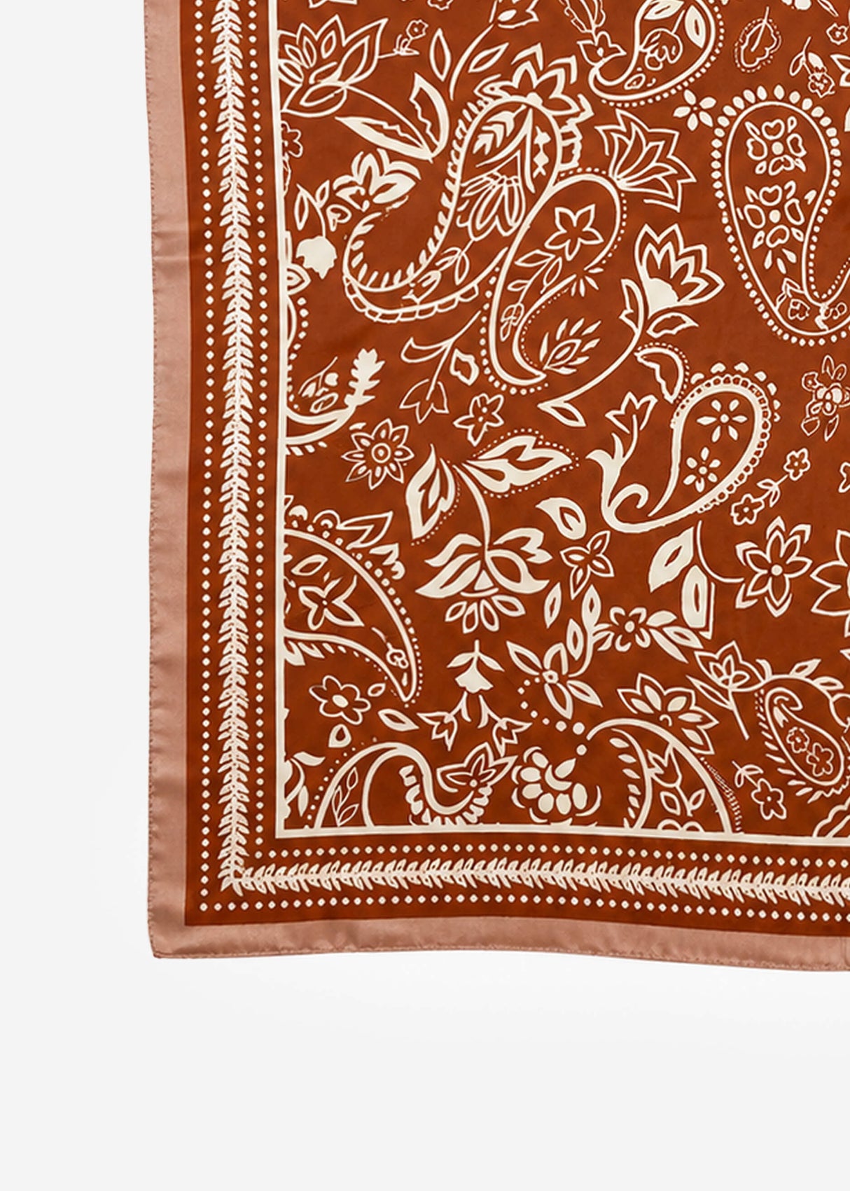 Halstuch mit Paisleymuster - orange