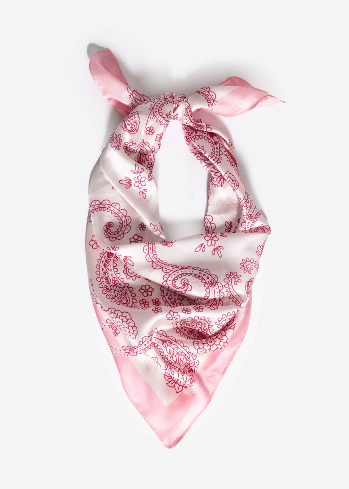 Halstuch mit Paisleymuster - rosa