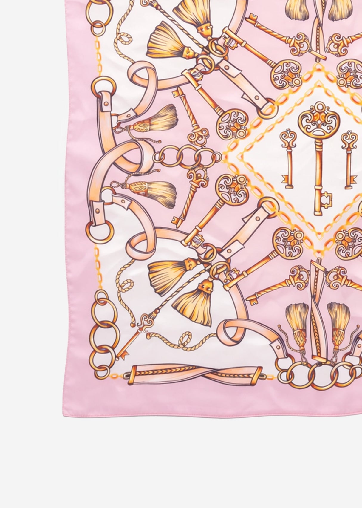 Printed scarf - pink