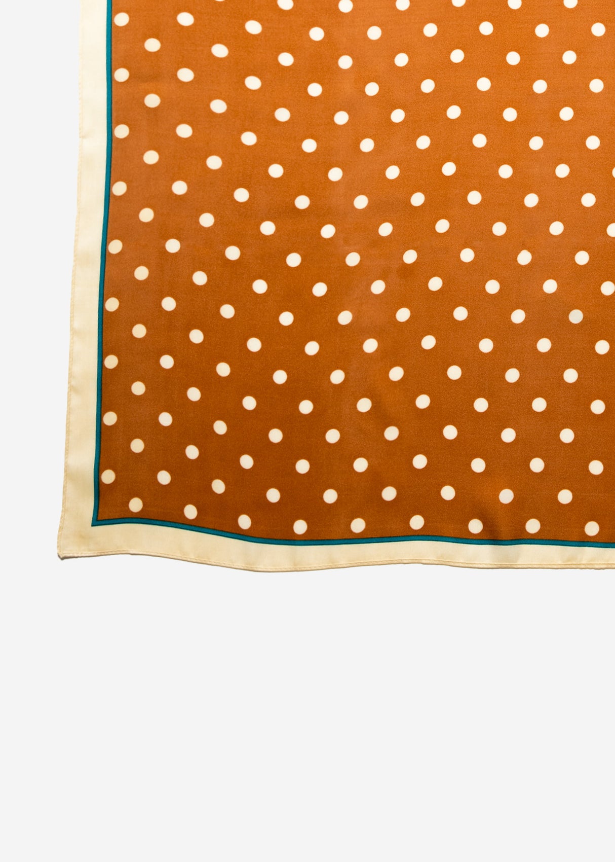 Polka dot scarf - brown