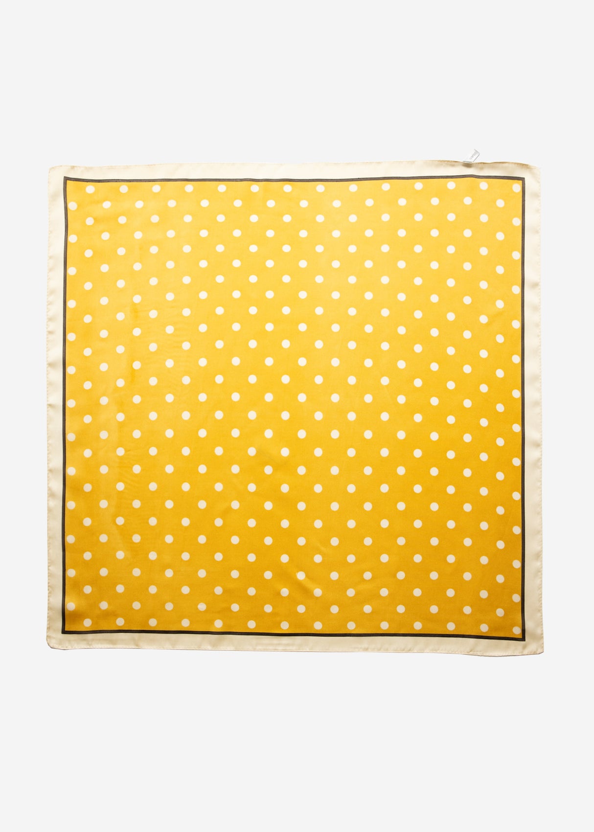 Halstuch mit Pünktchen - gelb