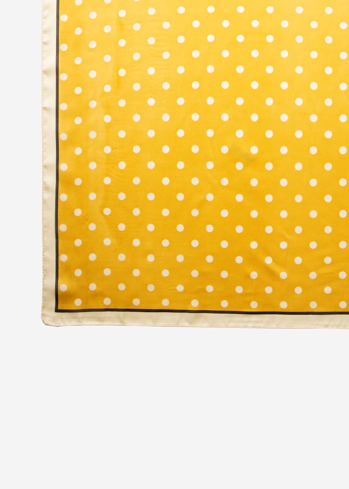 Halstuch mit Pünktchen - gelb