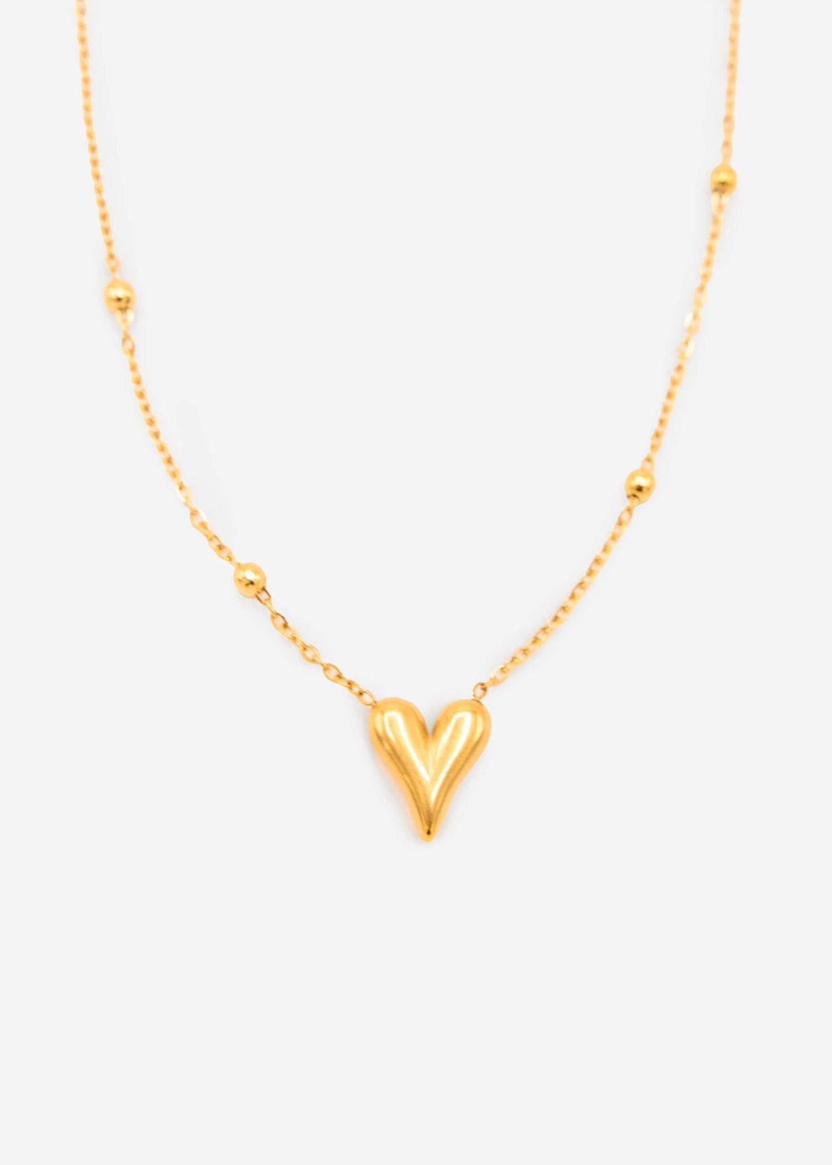 Herz Halskette - gold