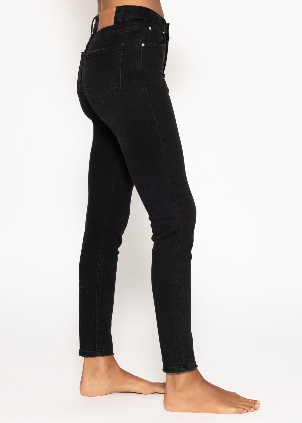 Highwaist Skinny Jeans - black