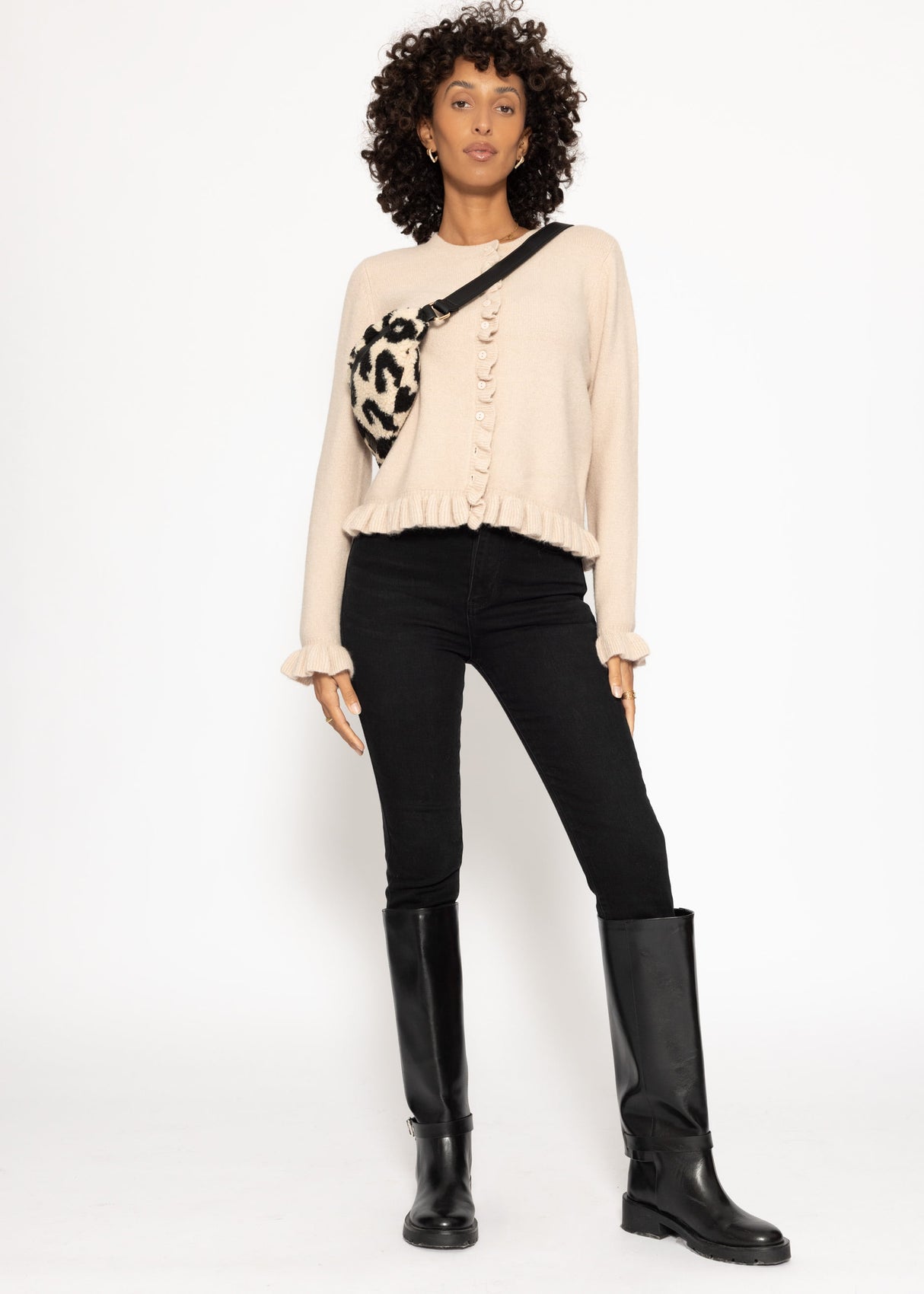 Highwaist Skinny Jeans - black