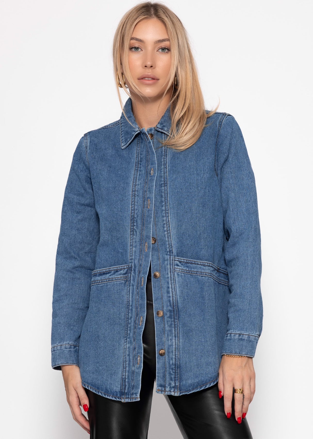 Jeansjacke - blau