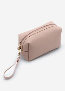 Small cosmetic bag with loop - rose