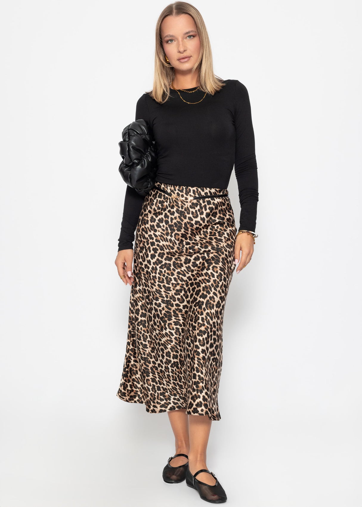 Long-sleeved shirt - black