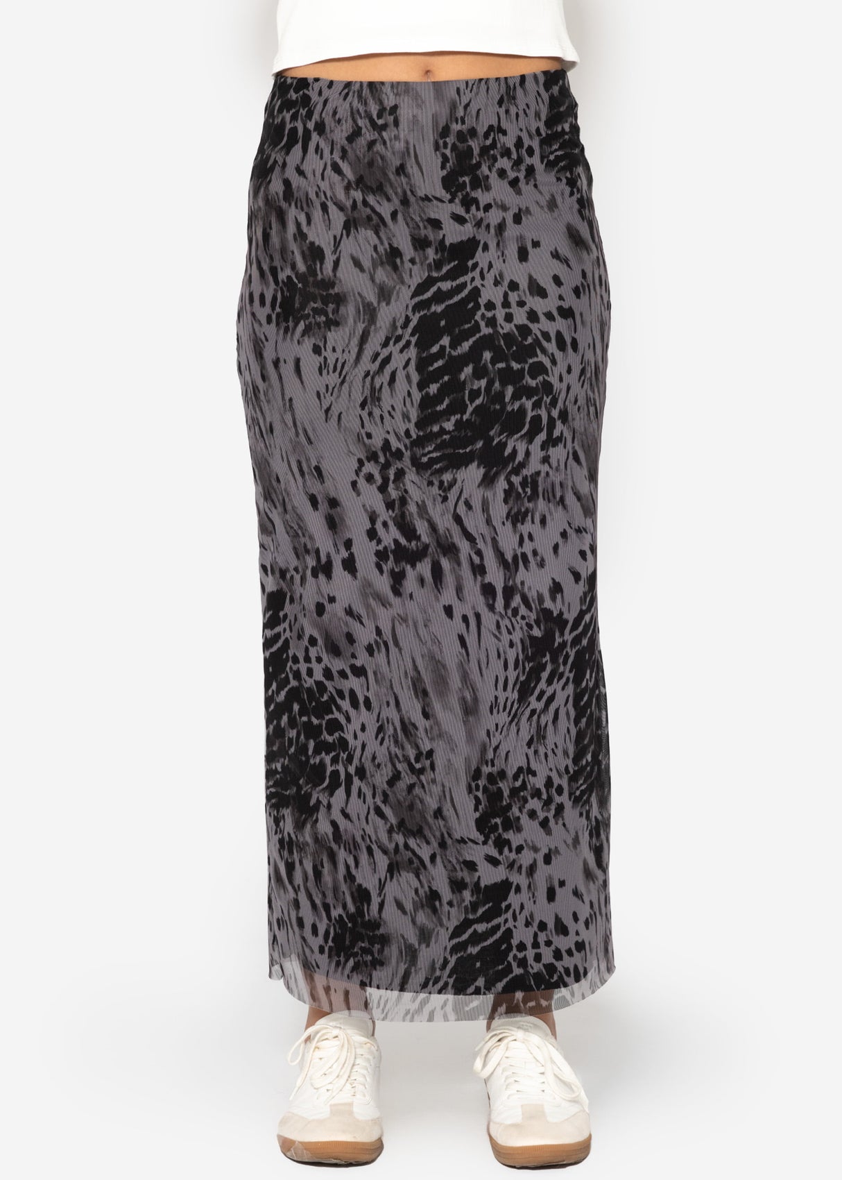 Leo Mesh Skirt - grey