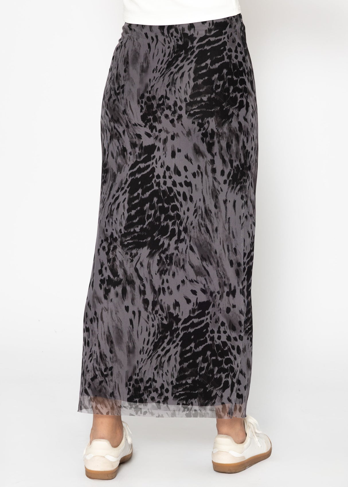 Leo Mesh Skirt - grey