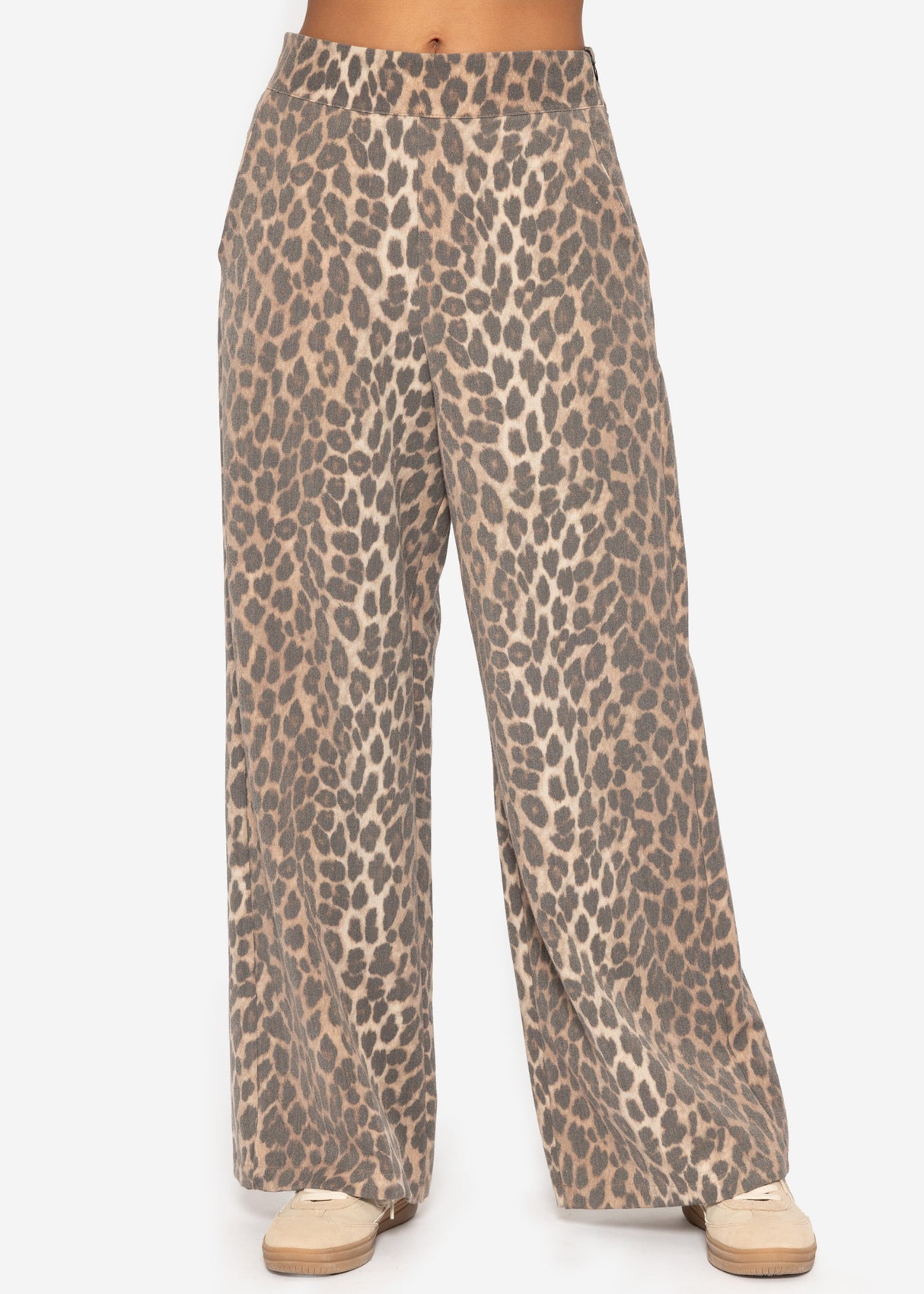 Leo fabric trousers - brown