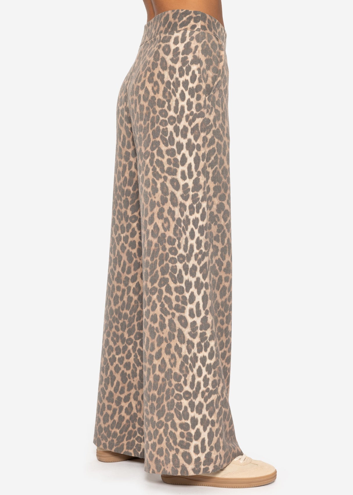 Leo fabric trousers - brown